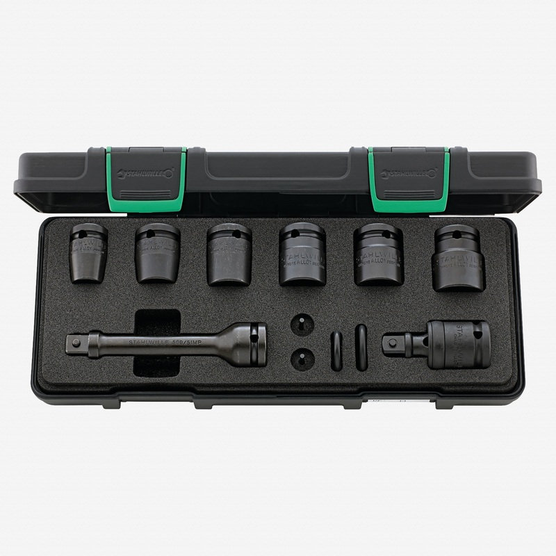 Stahlwille 50IMP/6/2 IMPACT Socket Set, 1/2" Drive, Metric, 12 Pieces