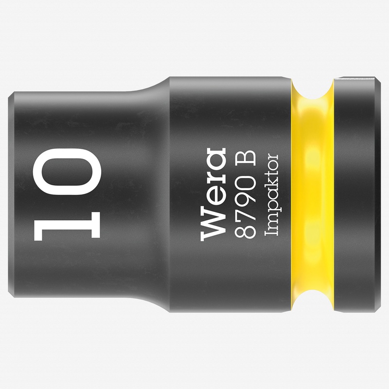 Wera 005501 8790 B 10.0 mm Impaktor Socket, 3/8" Drive, 6 Point