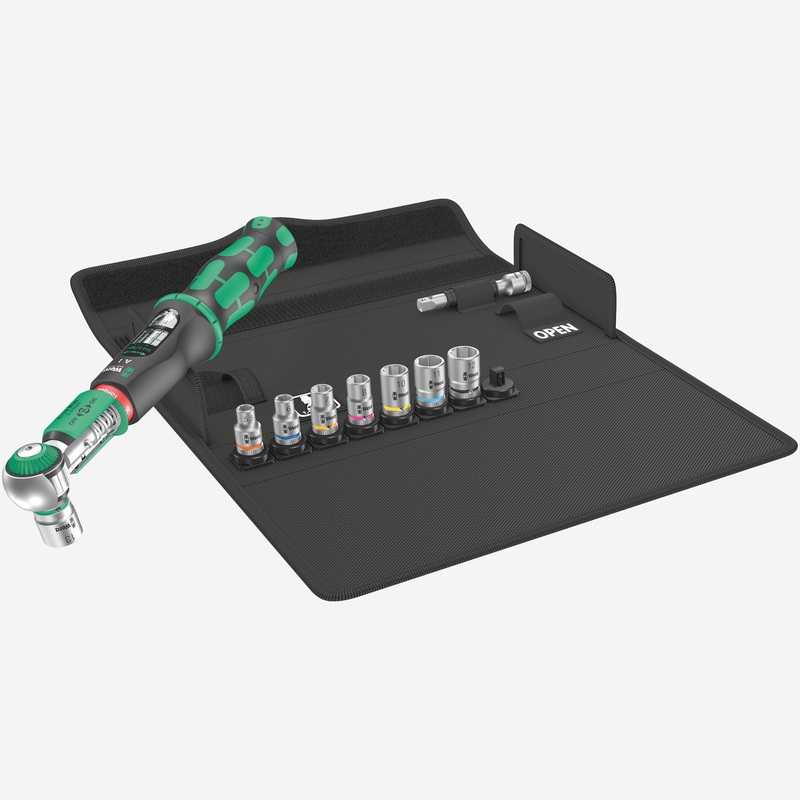Wera 075830 Safe-Torque A 1 Set 1, 1/4" Square Drive, 2-12Nm, 10 Pieces