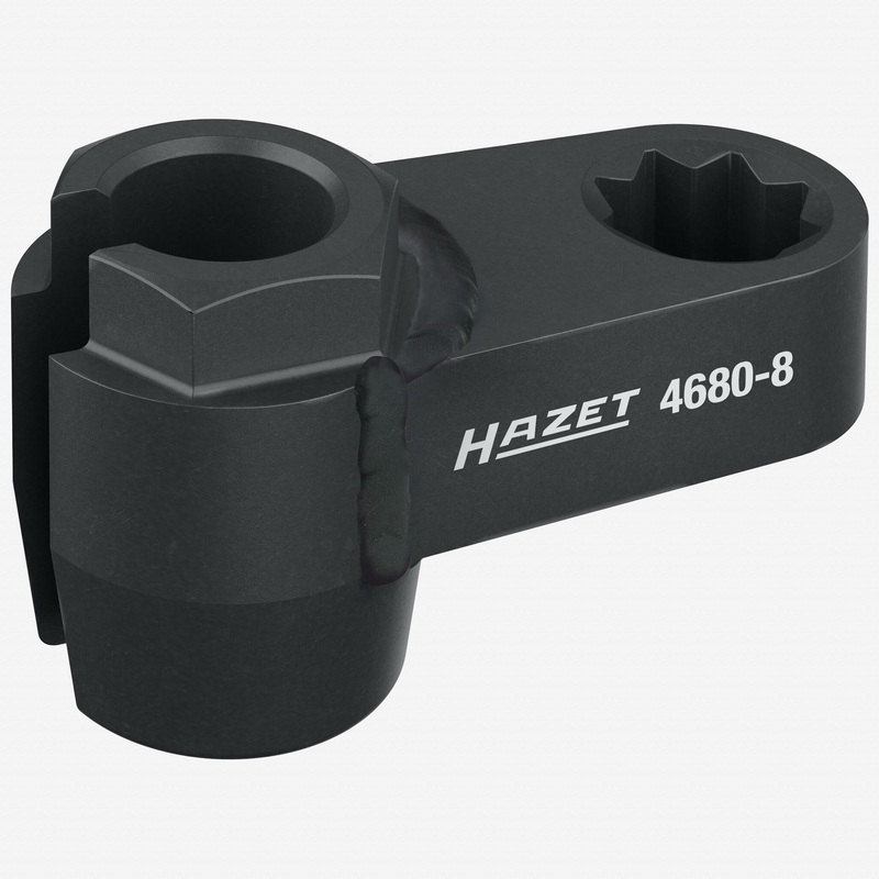 Hazet 4680-8 Lambda Probe (Oxygen Sensor) Socket, 17mm