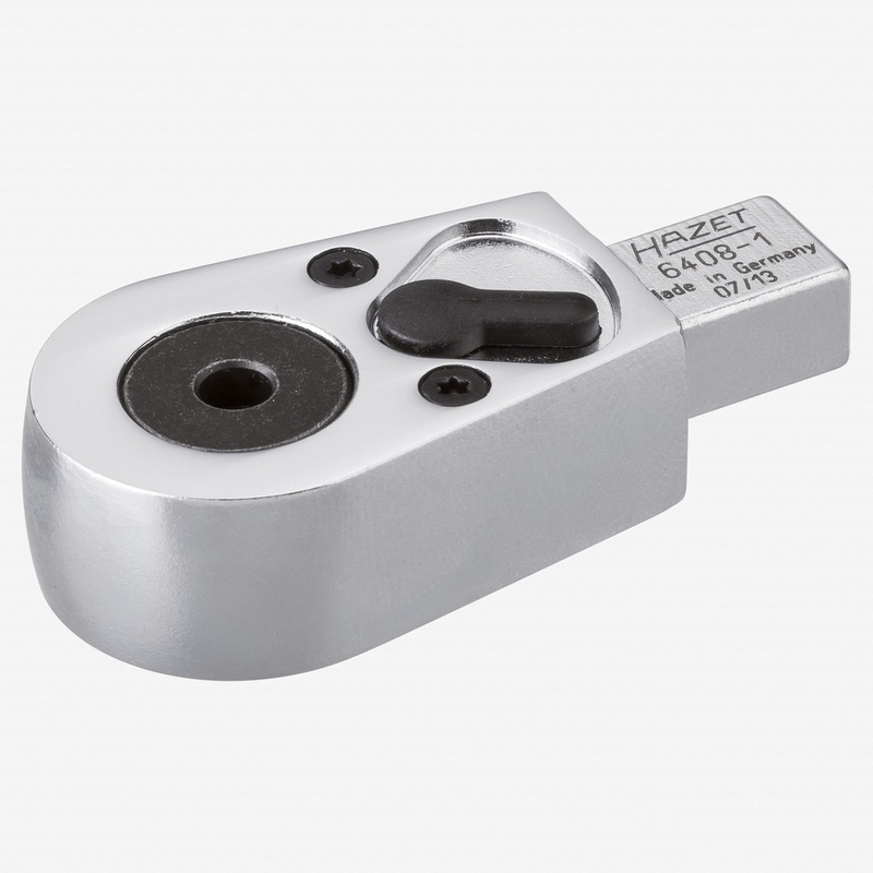 Hazet 6408-1 Insert reversible ratchet for bits 9x12mm 5/16" hex output