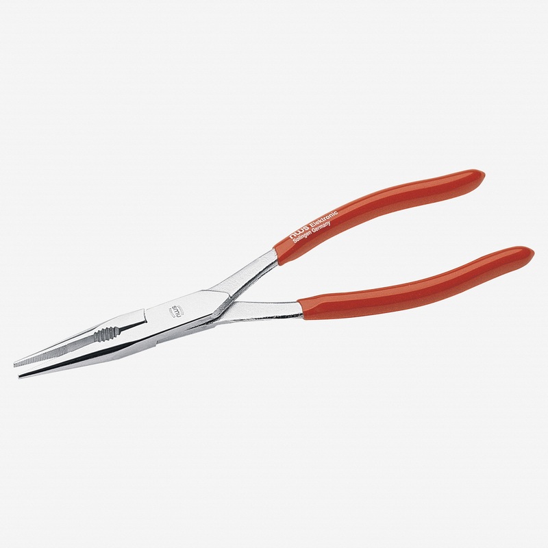 NWS 8.5" Mechanic's Pliers - Flat-Round Jaws - Plastic Grip