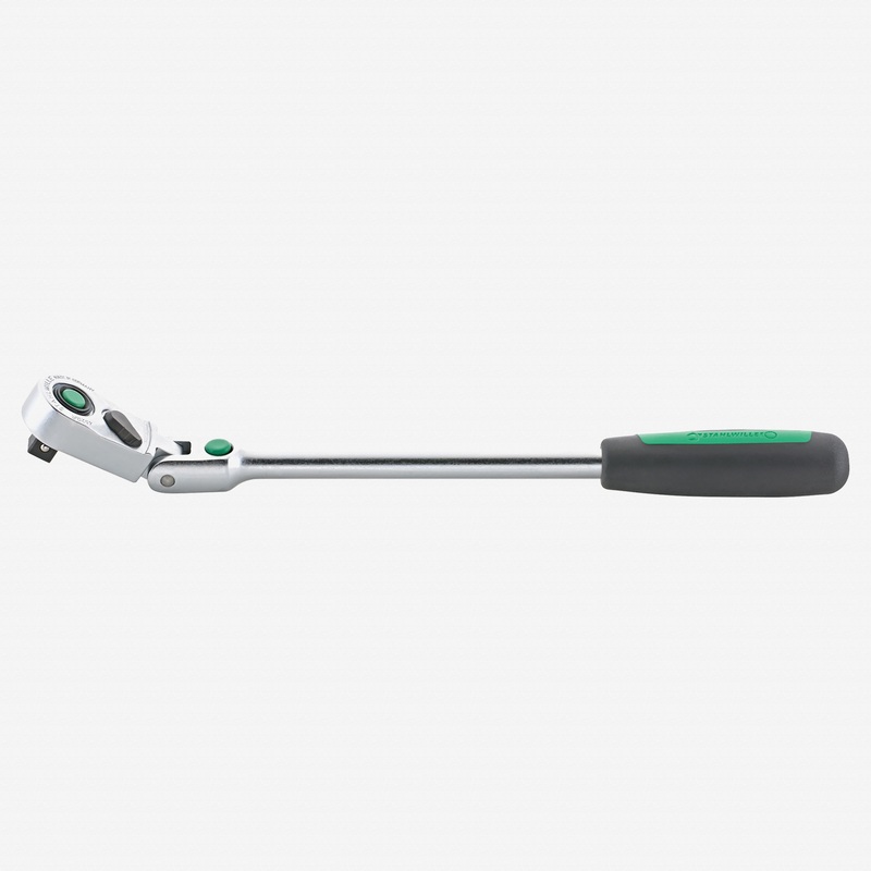 Stahlwille 452QR Flexible Joint Fine Tooth Ratchet, 3/8" Drive