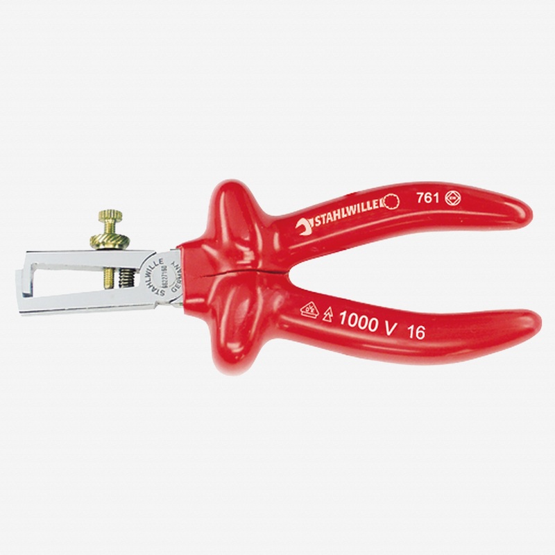 Stahlwille 6622 VDE Wire Stripping Pliers, 160 mm