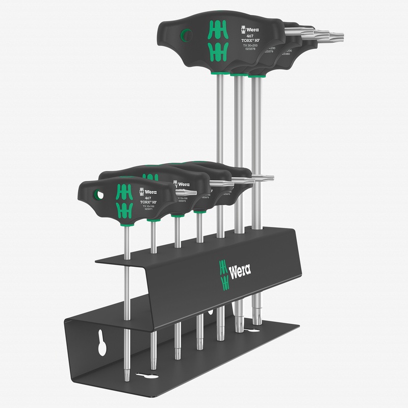 Wera 023456 Torx T-handle Set with Holding Function, 7 Pieces