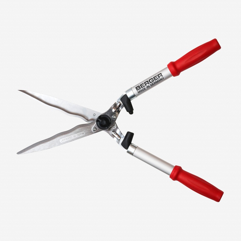 Berger Hedge Shear with Wavy Blades, Comfort Grip, 24"
