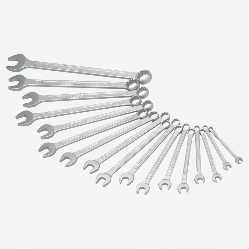 Hazet 600N/17N 12 Point Combination wrench set 17 pc metric set