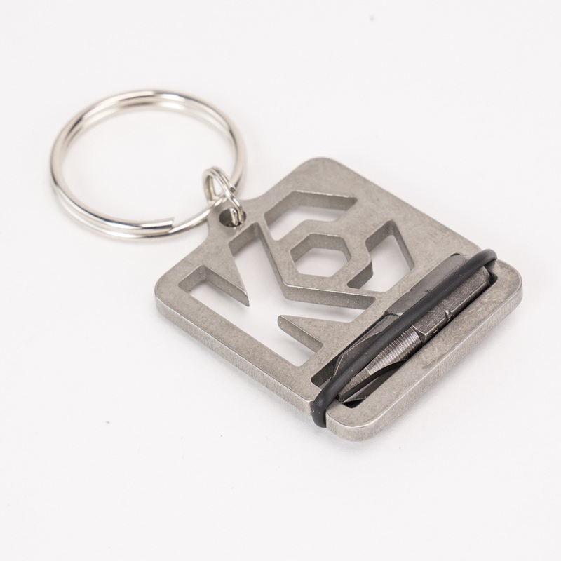 KC Tool Keychain with 1/4" Bit Holder