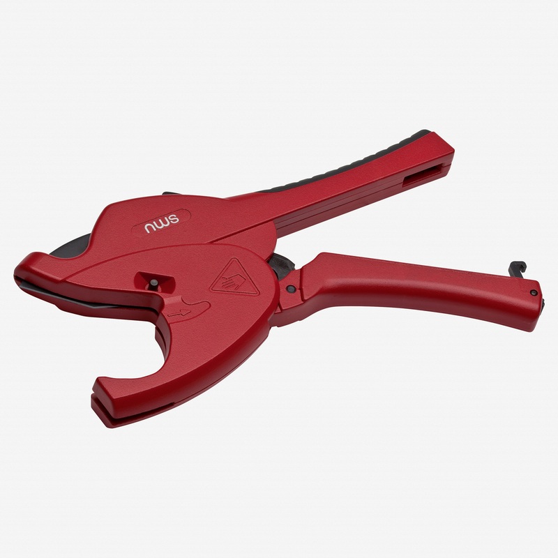 NWS 9.5" Plastic and Multilayer Tube Cutters-Matte Chromium - Plastic Grip