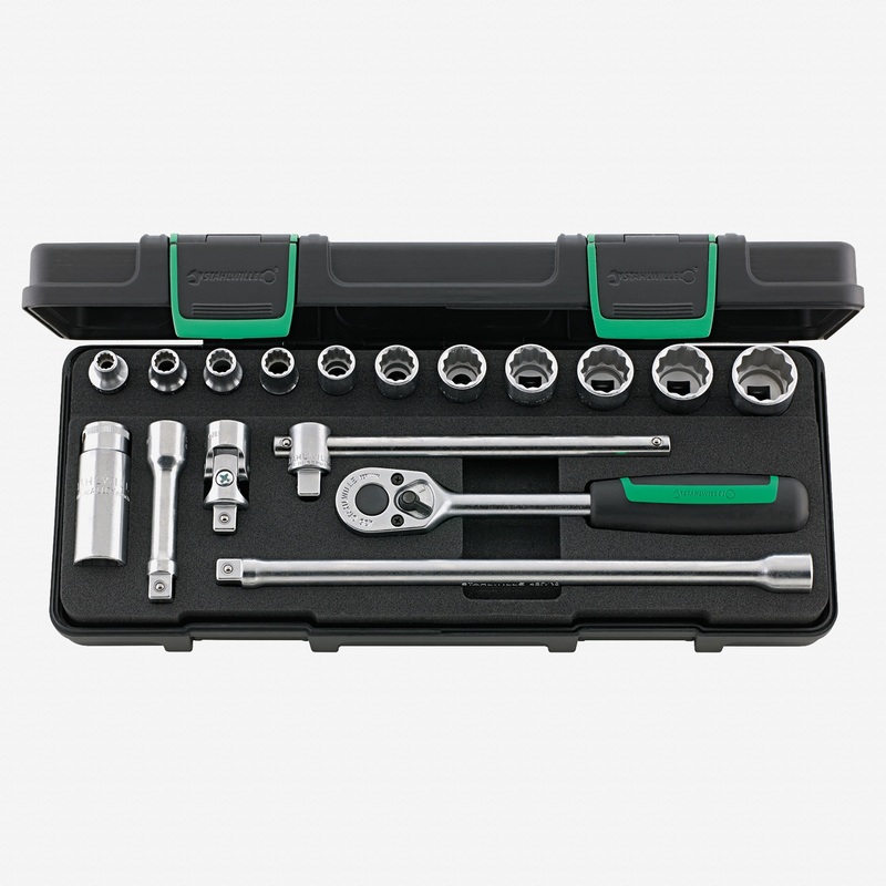 Stahlwille 45a/12/5 Socket Set, 3/8" Drive, SAE, 1/4-13/16