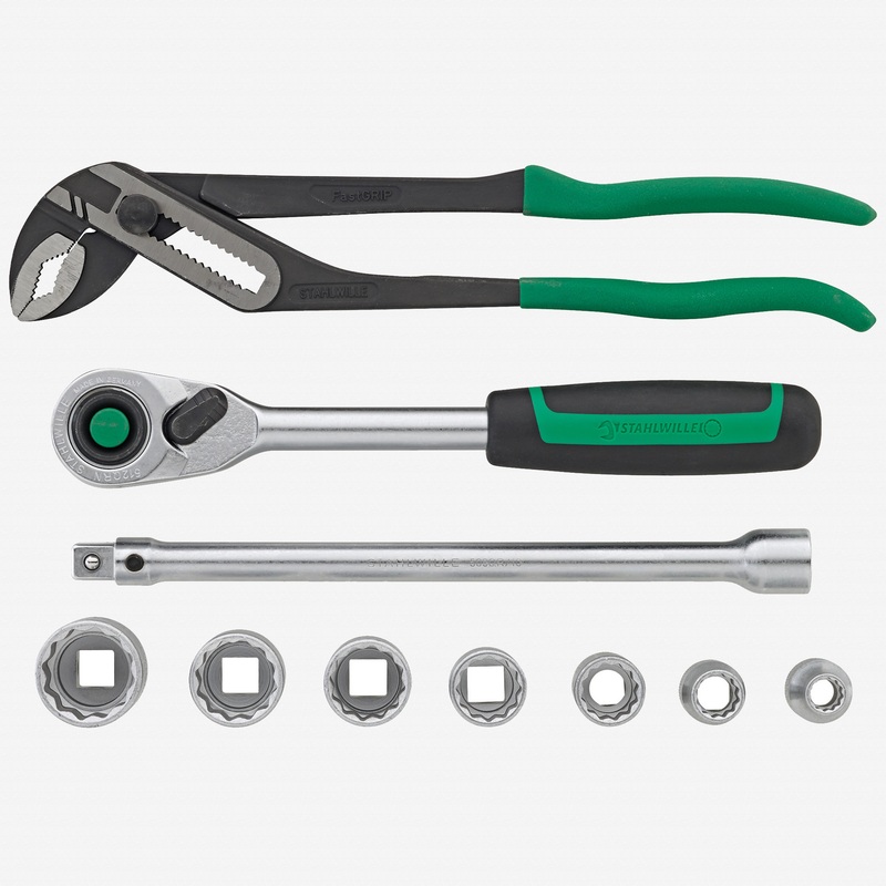 Stahlwille AGRARSET MOBIL Agricultural Maintenance Expansion Set, 10 Pieces