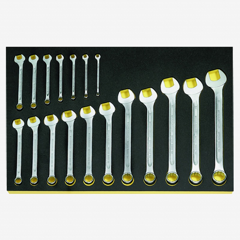 Stahlwille TCS 13/18, 6-24 mm Combination Spanner 18 pcs. in TCS inlay
