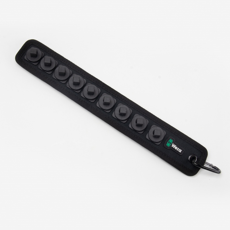 Wera 003981 Textile Belt, 3/8" Square Drive, 9-piece, Empty