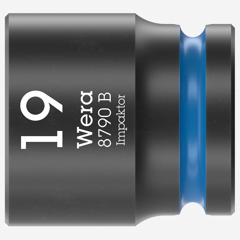 Wera 005510 8790 B 19.0 mm Impaktor Socket, 3/8" Drive, 6 Point