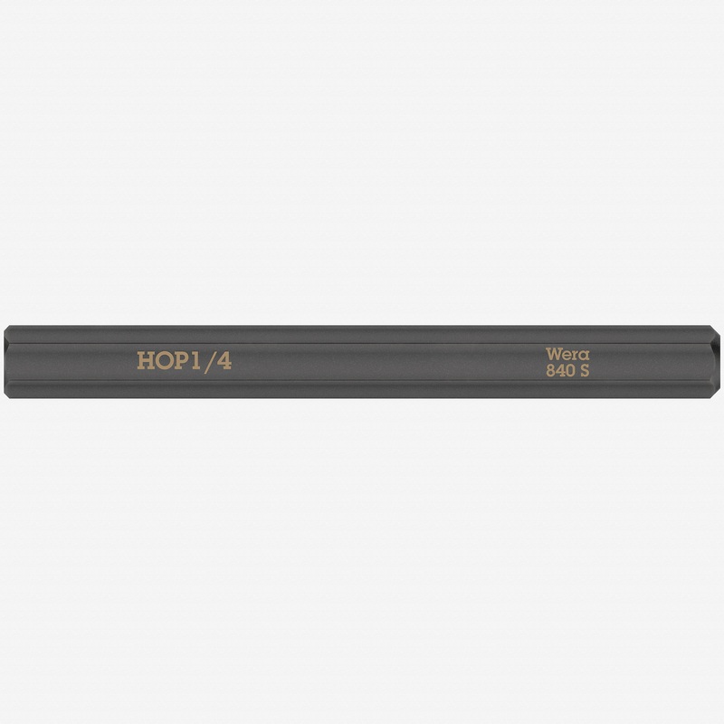 Wera 018157 Hex-Plus 840 S Bit for Impact Screwdriver, 1/4" x 70mm