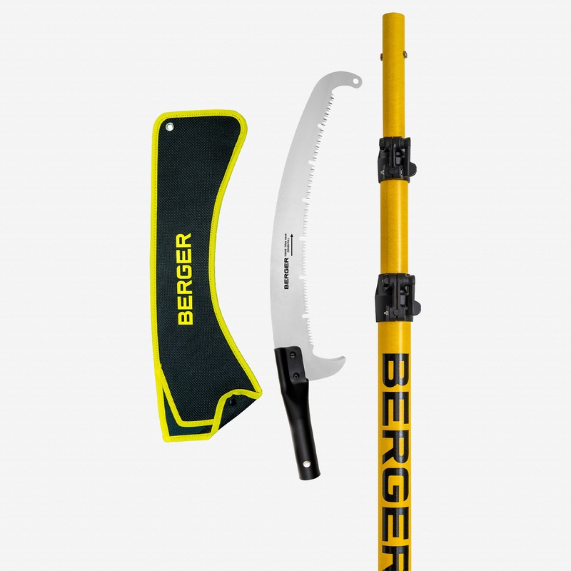 Berger ArboRapid 3-Section Fiberglass Pole Saw Set, 17.9'