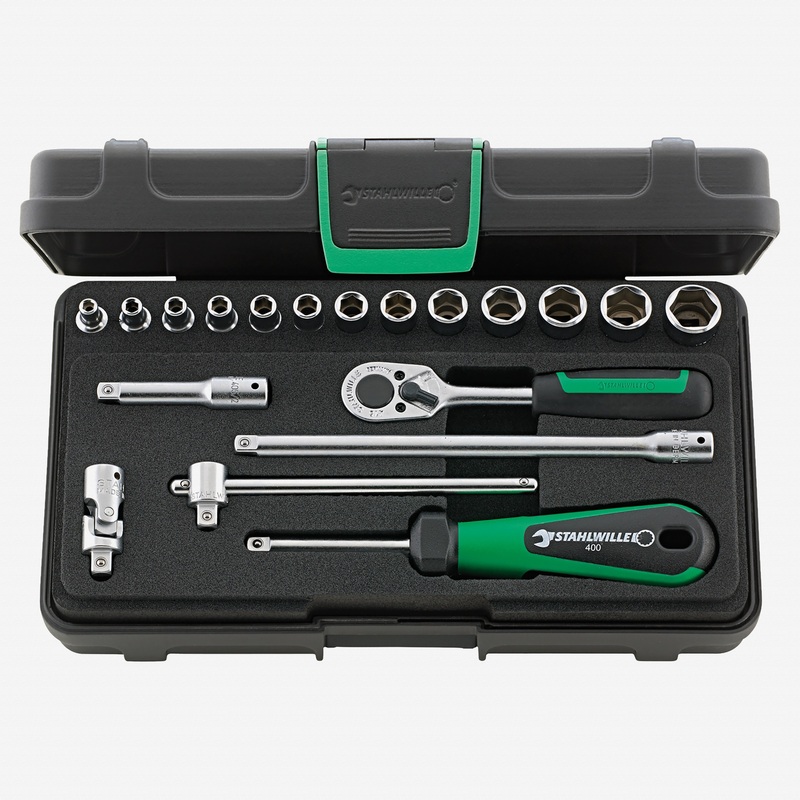 Stahlwille 40/13/6 Socket Set 1/4" Drive, Metric, 3.5-13mm, 19 Pieces