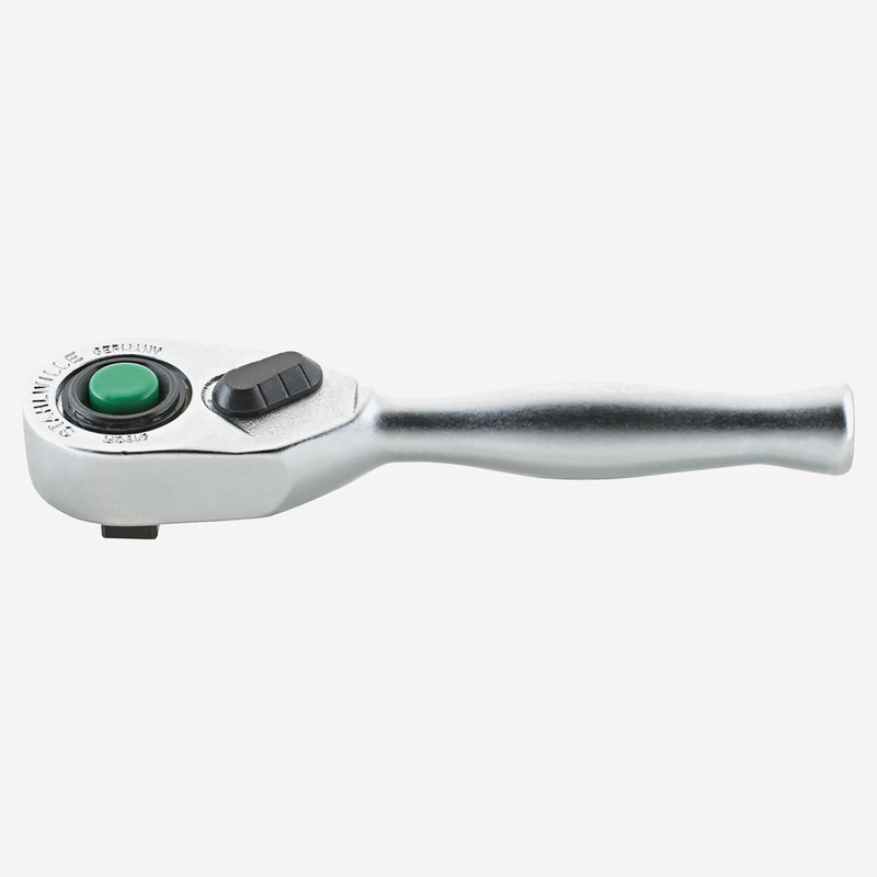 Stahlwille 418QR Mini Fine Tooth QuickRelease Reversible Ratchet, 1/4" Drive
