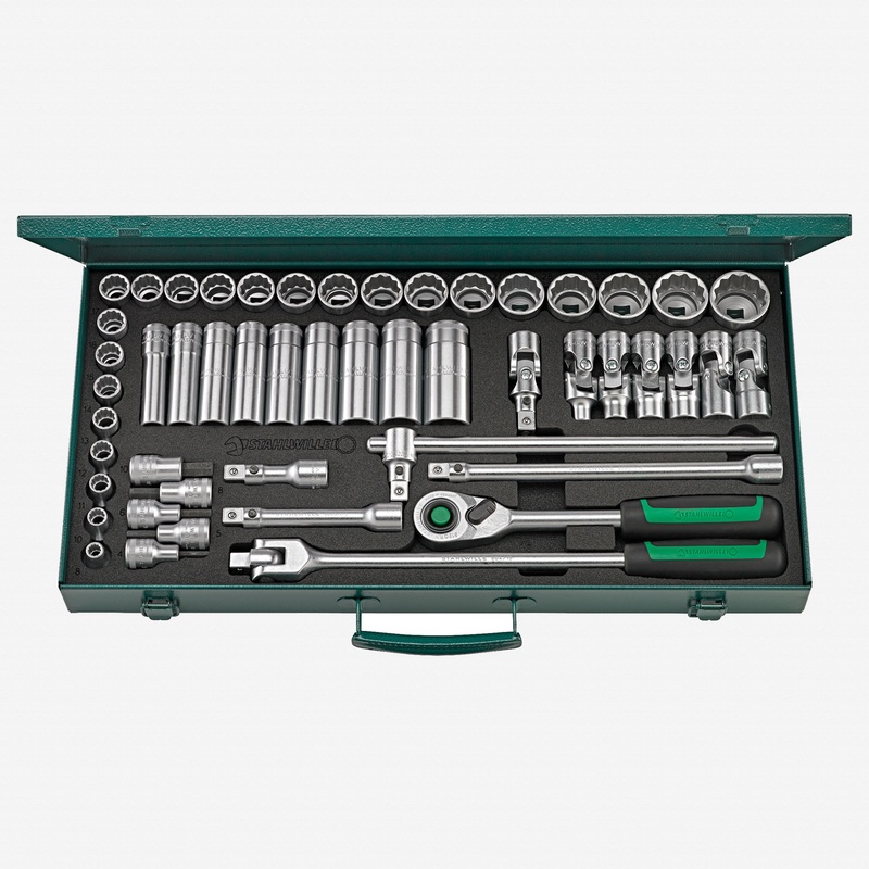 Stahlwille 50/43/7QR Metric Socket Set, 1/2" Drive, 50 Pieces