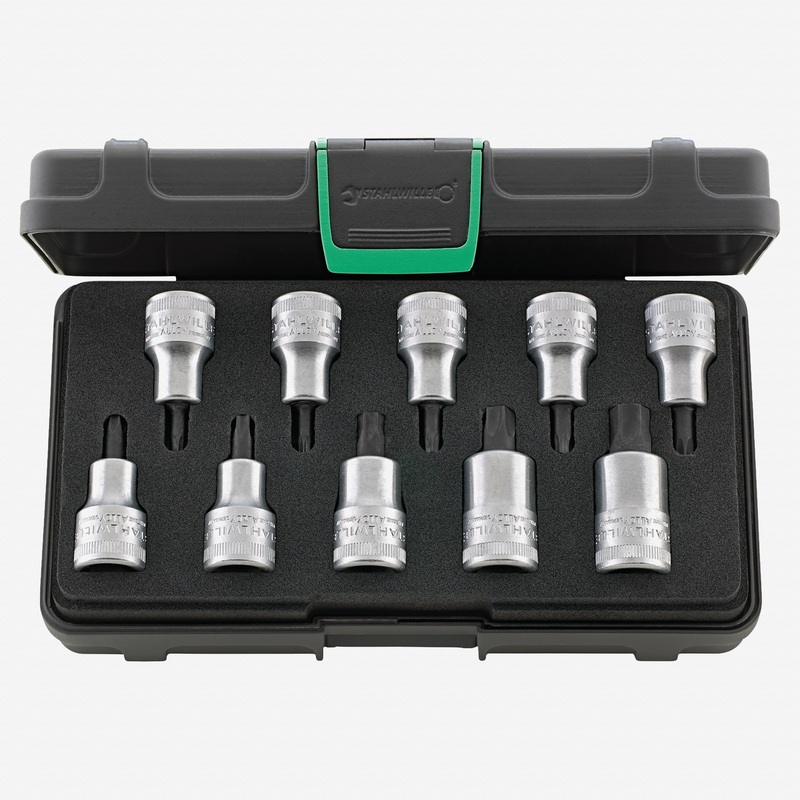 Stahlwille 54TX/10 1/2" Drive, Torx Socket Set, T20-T60, 10 Pieces