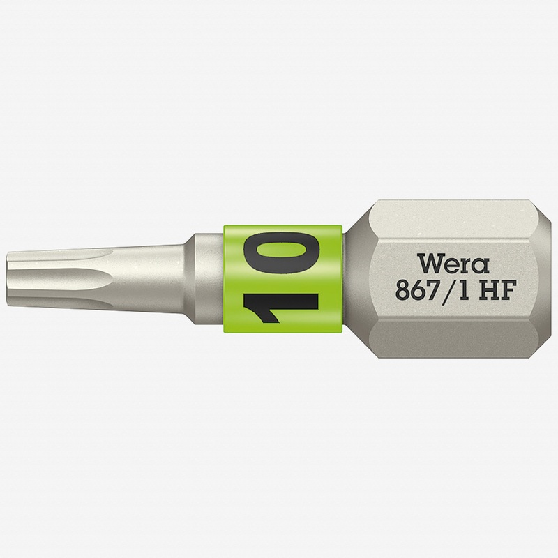 Wera 066140 Torx HF Bit, T10 x 25mm