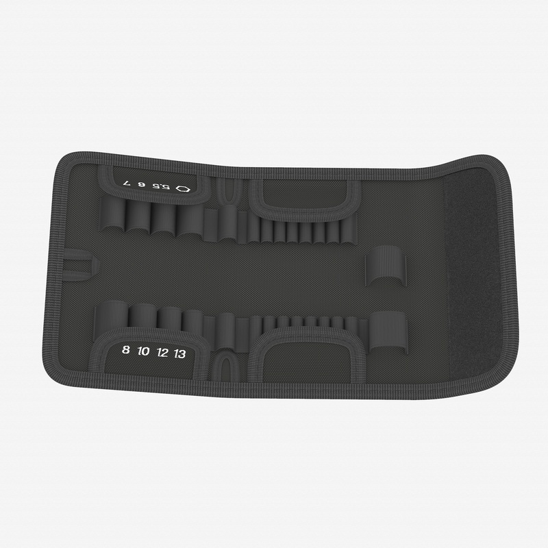 Wera 136464 Textile Storage Case for KK Zylop Ratchet Set, Empty