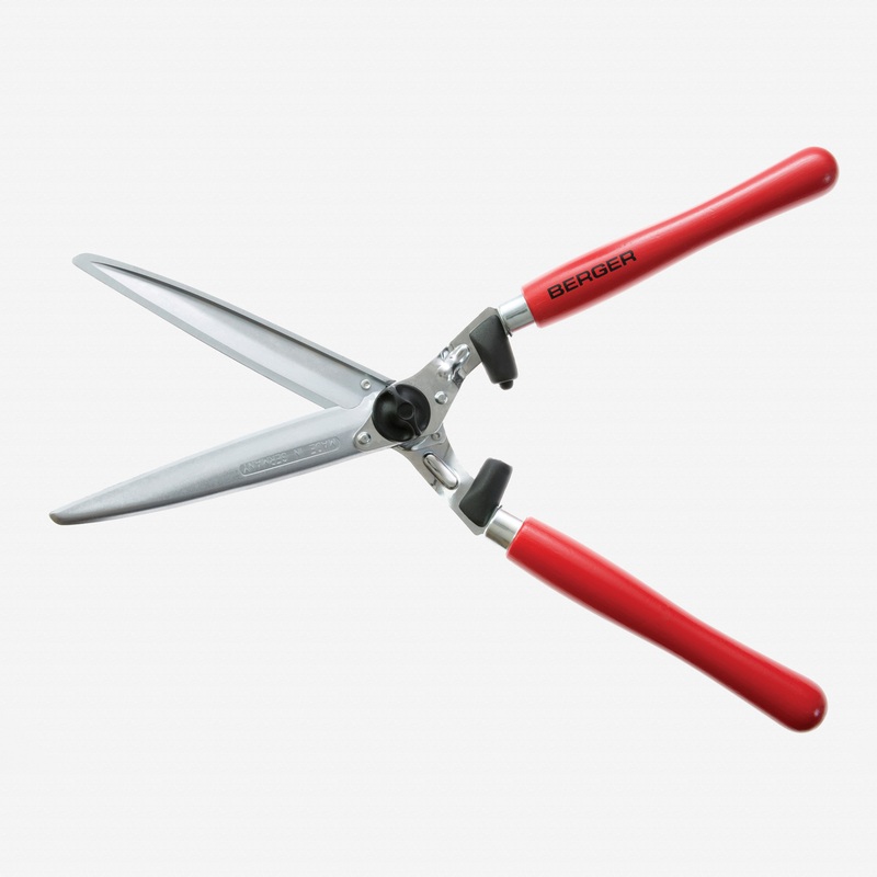 Berger Hedge Shear with Straight Blades, Wood Handle, 24"