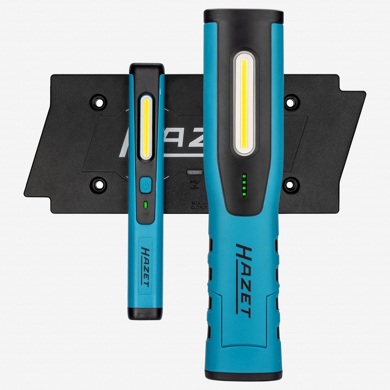 Hazet 1979W2/3 LED Light Set with Wireless Charger, 3 Pieces