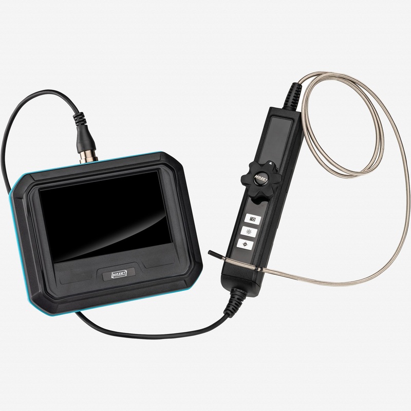 Hazet 4812-23/5AF HD Touchscreen Borescope Set with Swivelling Probe 180, 3.9 mm