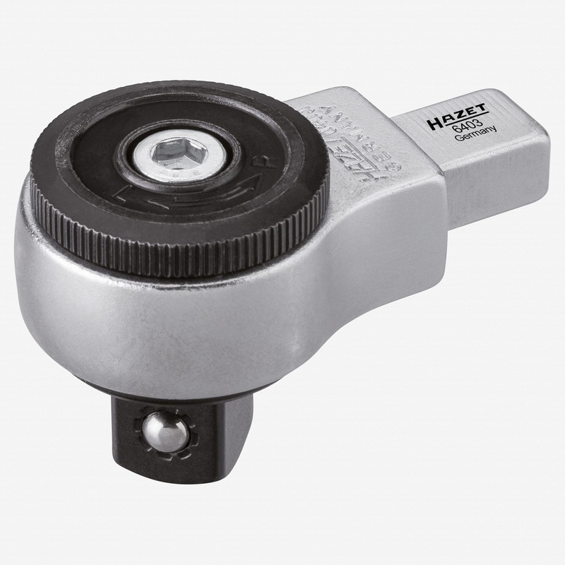 Hazet 6403 Insert reversible ratchet 9x12mm 1/2" output