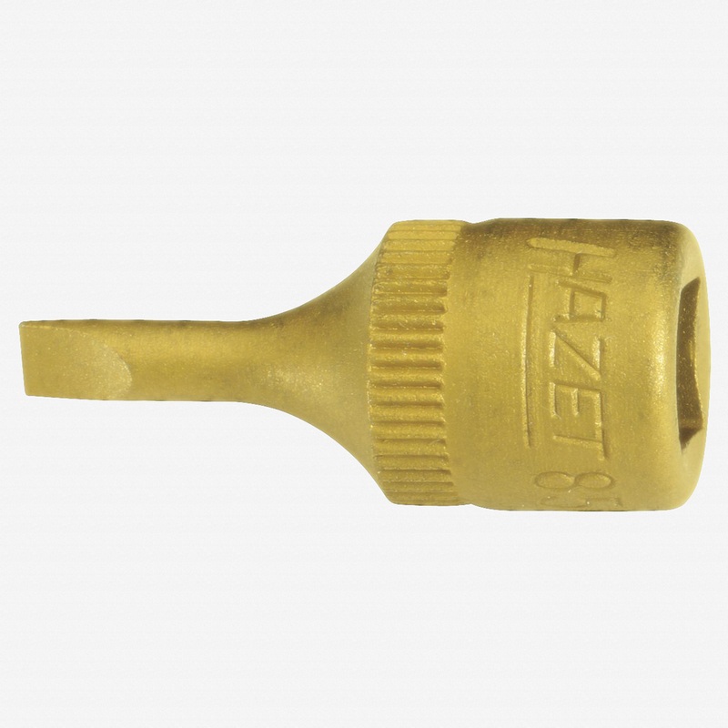 Hazet 8503-0.8X4 4mm Slotted Titanium-Nitride 1/4" Socket