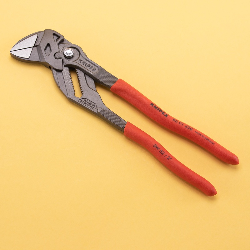 Knipex 10" Pliers Wrench - Plastic Grip
