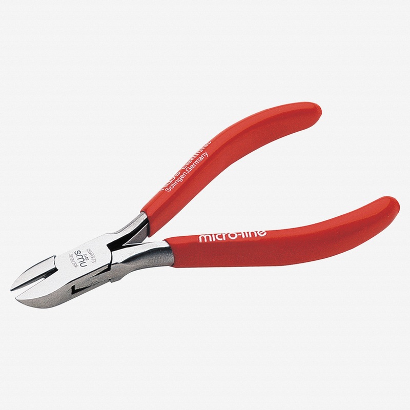 NWS 4.25" Micro Side Cutter - MicroFinish - Plastic Grip