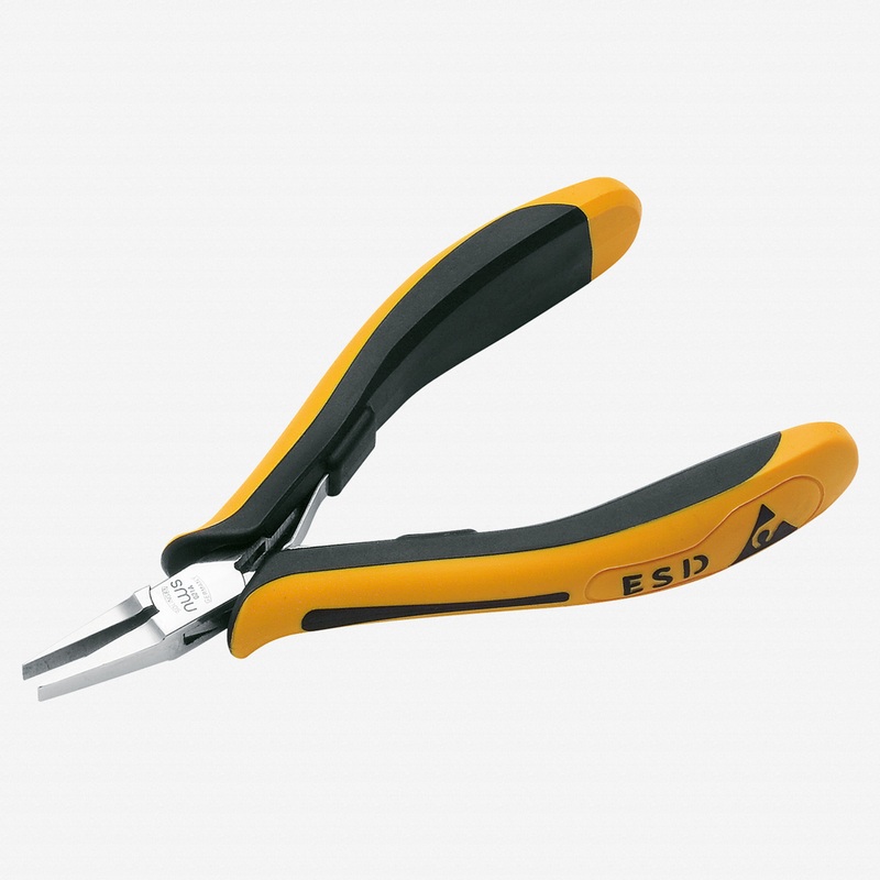 NWS 4.5" Flat Nose Pliers ESD - SoftGripp