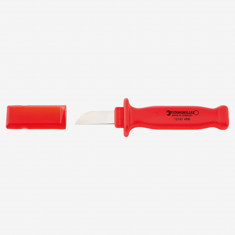 Stahlwille 12187 VDE Electrician's Knife - Straight Blade