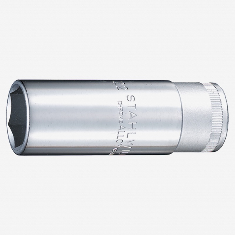Stahlwille 51S Extra Deep Socket, 1/2" Drive, 6 Point, 20.8mm - 13/16" (with rubber insert)