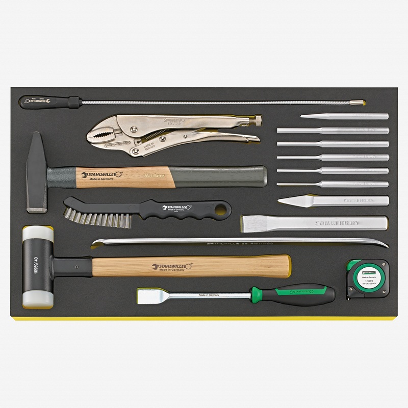 Stahlwille TCS 102-108/10957/10960/16 Hammer, chisels etc. in TCS inlay