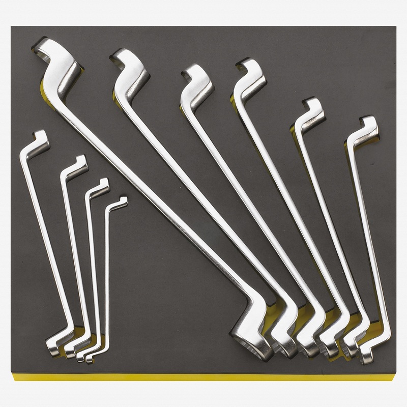 Stahlwille TCS 20/10, 6x7-30x32 mm Double ended ring Spanner 10 pcs. in TCS inlay