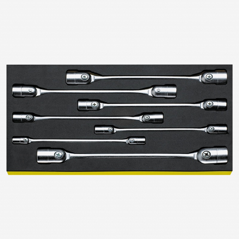 Stahlwille TCS 29/7, 8x9-20x22 mm Flexi-joint Spanner 7 pcs. in TCS inlay