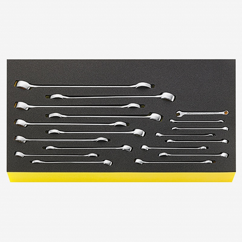 Stahlwille TCS WT 13/18, 6-24 mm Combination Spanner 18 pcs. in TCS inlay