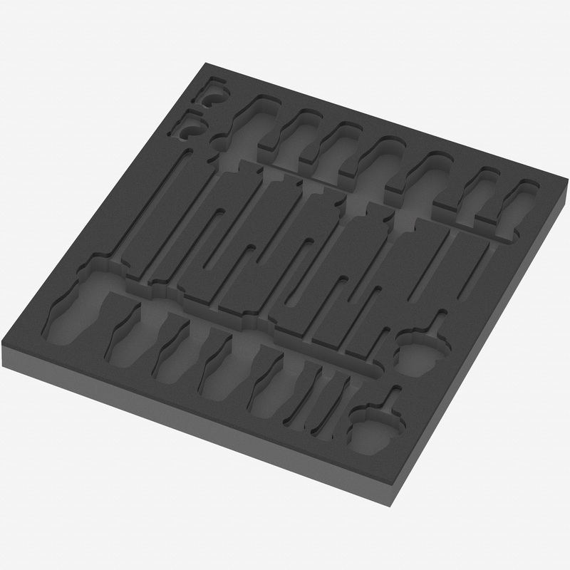Wera 137310 Foam Insert Screwdriver Set 1, Empty