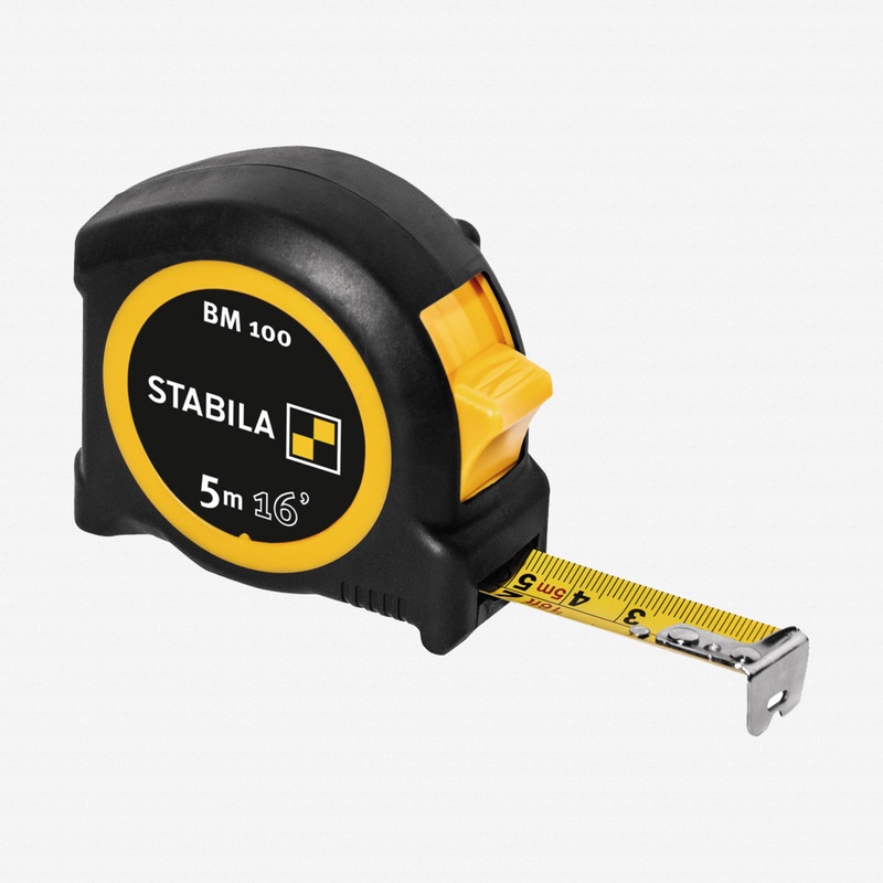 Stabila Type BM100 Tape Measure, 5m/16ft