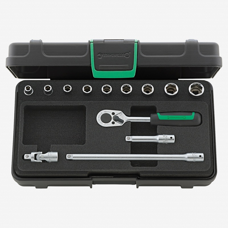 Stahlwille 40a/9/4 Socket Set 1/4" Drive, SAE, 3/16-1/2