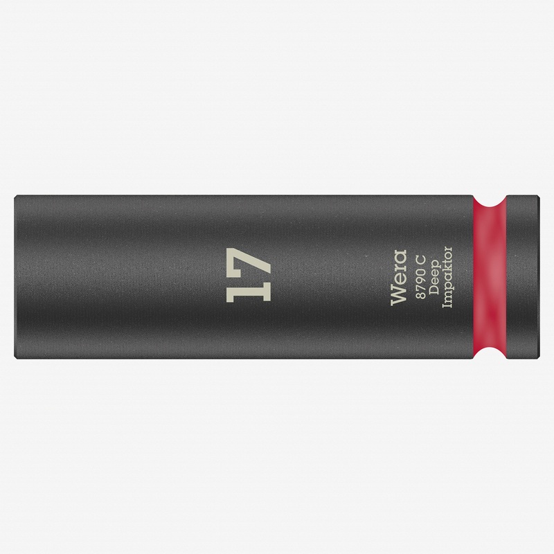 Wera 004834 Impact Deep Socket, 1/2" Drive, 17mm