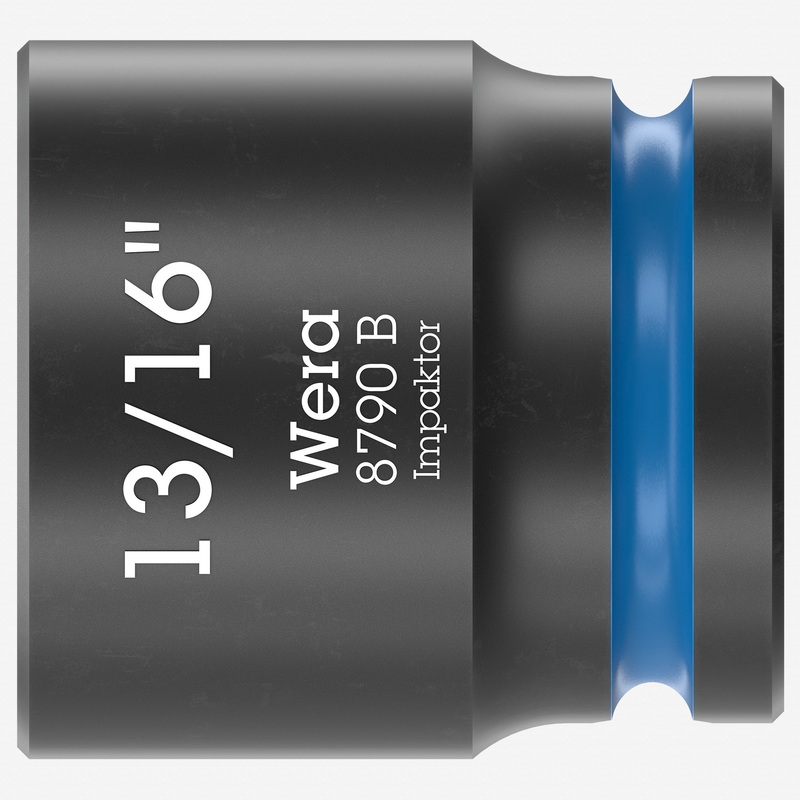 Wera 005523 8790 B 13/16" Impaktor Socket, 3/8" Drive, 6 Point