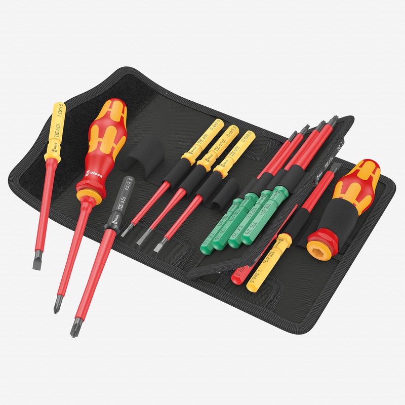 Wera 006611 Kraftform Kompakt VDE 17 Universal 1 Tool Finder Set, 17 Pieces