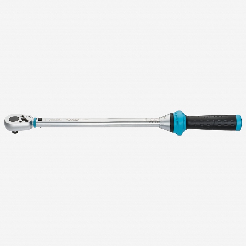 Hazet 5122-3CT Torque wrench with reversible ratchet 1/2" 40-200 Nm
