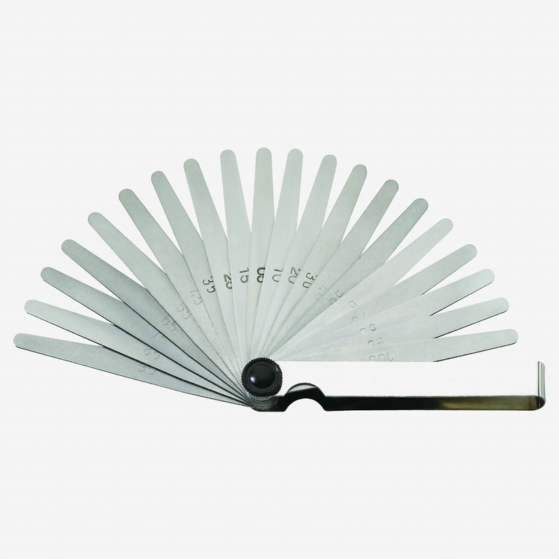 Heyco Feeler Gauges, Metric/SAE, 20 Pieces