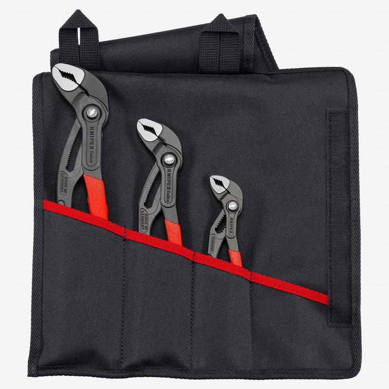 Knipex Cobra Set 3 in Tool Roll, 3 Pieces