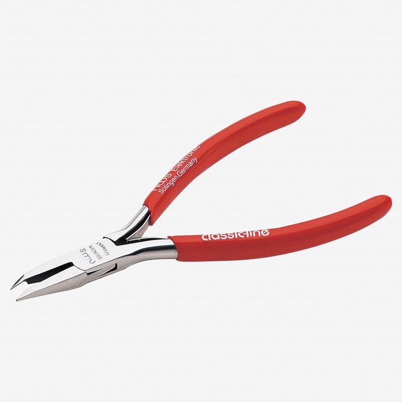 NWS 4.25" Oblique Cutter - MicroFinish - Plastic Grip
